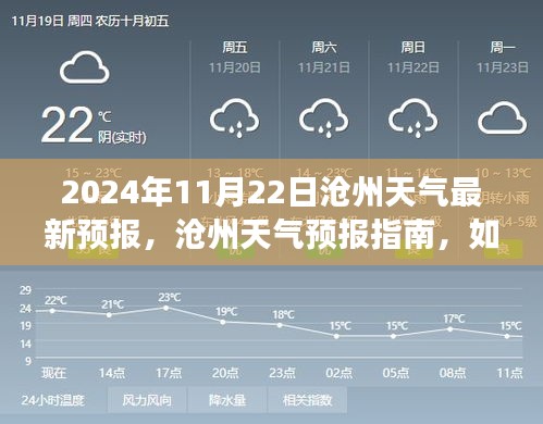 2024年11月22日沧州天气最新预报，沧州天气预报指南，如何获取并应对2024年11月22日的天气变化（初学者与进阶用户适用）