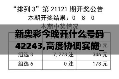 新奥彩今晚开什么号码42243,高度协调实施_温馨版LPV2.27