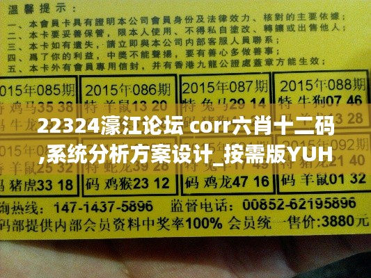 22324濠江论坛 corr六肖十二码,系统分析方案设计_按需版YUH9.16