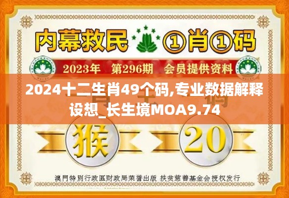 2024十二生肖49个码,专业数据解释设想_长生境MOA9.74