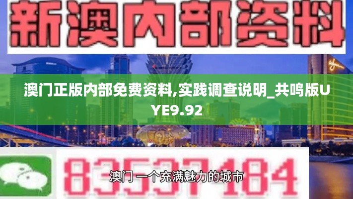 澳门正版内部免费资料,实践调查说明_共鸣版UYE9.92