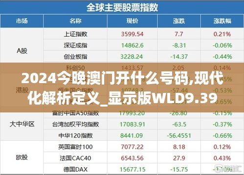 2024今晚澳门开什么号码,现代化解析定义_显示版WLD9.39