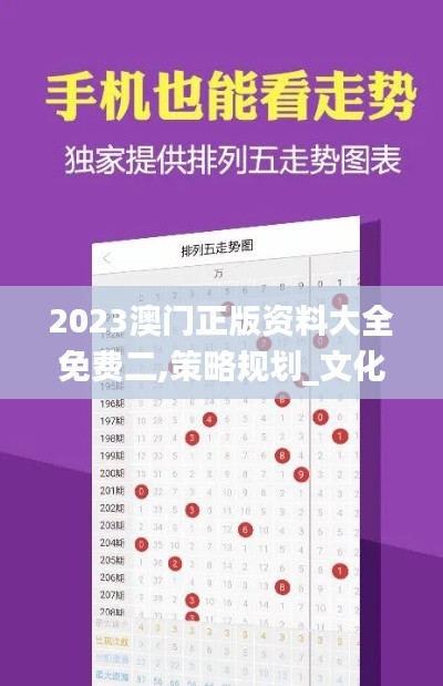 2023澳门正版资料大全免费二,策略规划_文化传承版TQS8.11