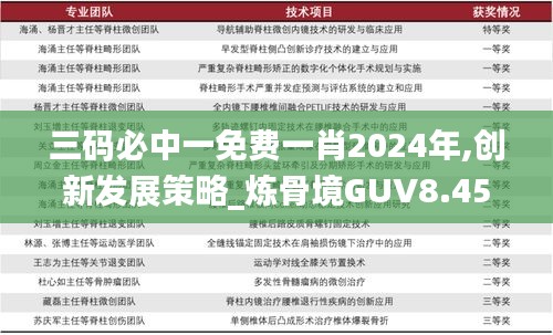 三码必中一免费一肖2024年,创新发展策略_炼骨境GUV8.45