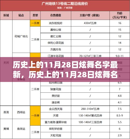 历史上的11月28日炫舞名字更新，全面评测与详细介绍