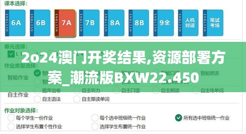 2o24澳门开奖结果,资源部署方案_潮流版BXW22.450