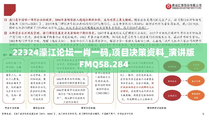 22324濠江论坛一肖一码,项目决策资料_演讲版FMQ58.284