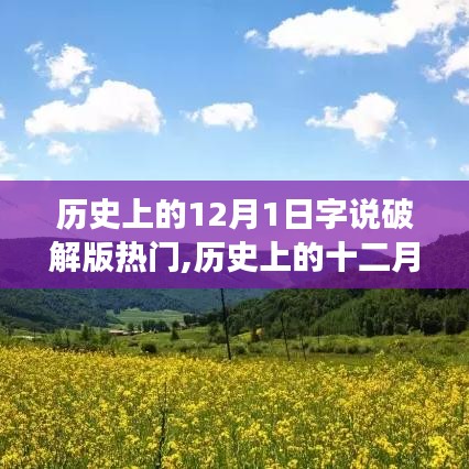 揭秘历史上的十二月一日，字说破解版热门事件回顾