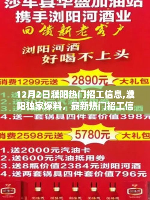 12月2日濮阳热门招工信息速递，独家爆料与最新职位大盘点