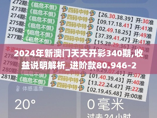 2024年新澳门天天开彩340期,收益说明解析_进阶款80.946-2