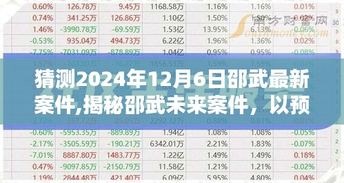 邵武未来案件预测分析，洞悉法治之光下的最新案件动态（2024年12月6日最新分析）