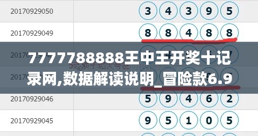 7777788888王中王开奖十记录网,数据解读说明_冒险款6.958