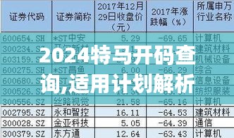 2024特马开码查询,适用计划解析_超级版5.919