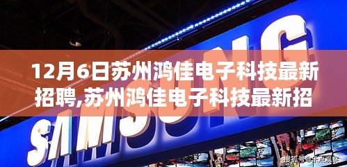 苏州鸿佳电子科技最新招聘深度解析与介绍