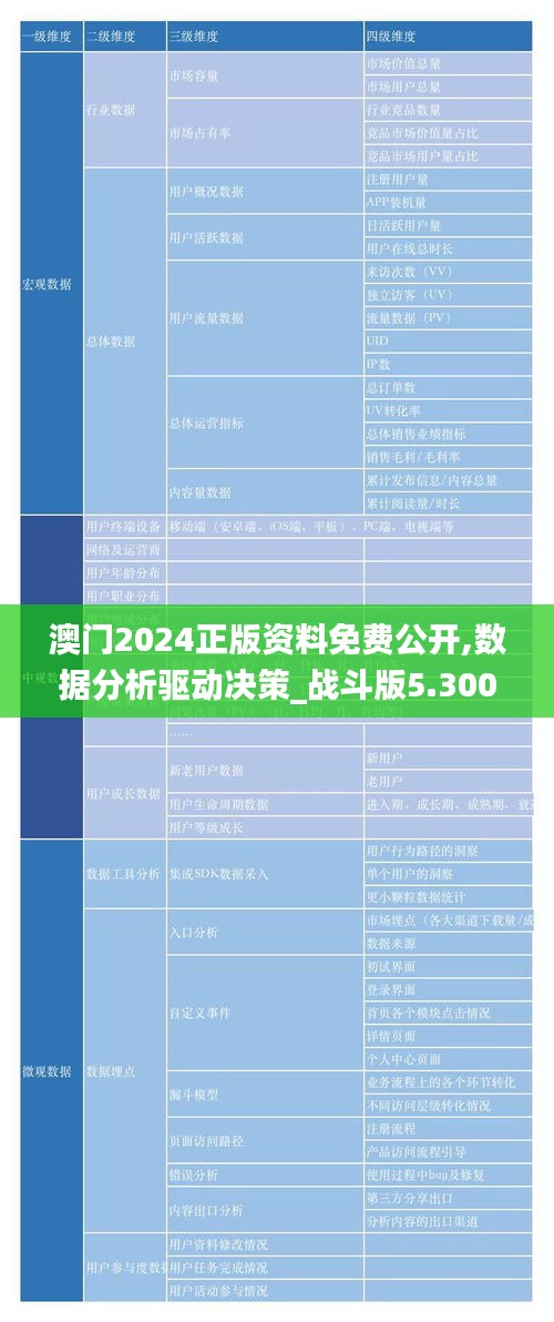 澳门2024正版资料免费公开,数据分析驱动决策_战斗版5.300