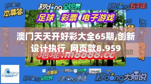 澳门天天开好彩大全65期,创新设计执行_网页款8.959