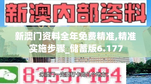 新澳门资料全年免费精准,精准实施步骤_储蓄版6.177