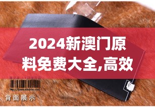 2024新澳门原料免费大全,高效性计划实施_钱包版1.882