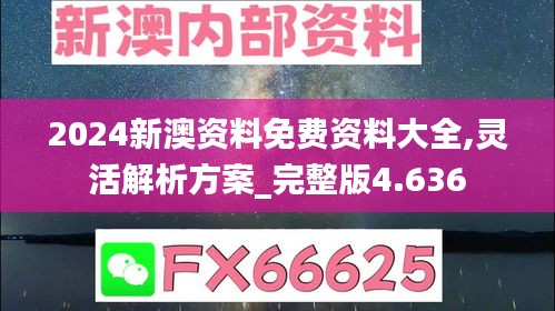 2024新澳资料免费资料大全,灵活解析方案_完整版4.636