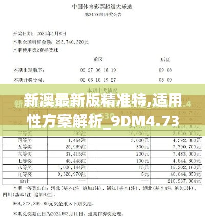 新澳最新版精准特,适用性方案解析_9DM4.731