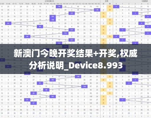 新澳门今晚开奖结果+开奖,权威分析说明_Device8.993