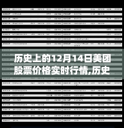 历史上的美团股票在12月14日的实时行情概览