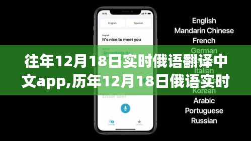 历年12月18日俄语实时翻译中文app的发展与革新历程