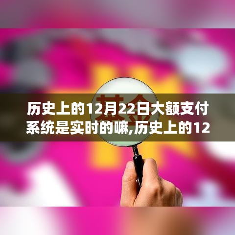 历史上的大额支付系统，12月22日的进化与实时成长之路的自信探索