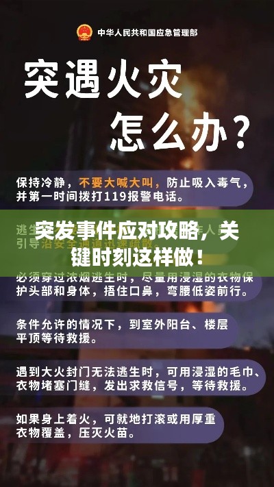 突发事件应对攻略，关键时刻这样做！