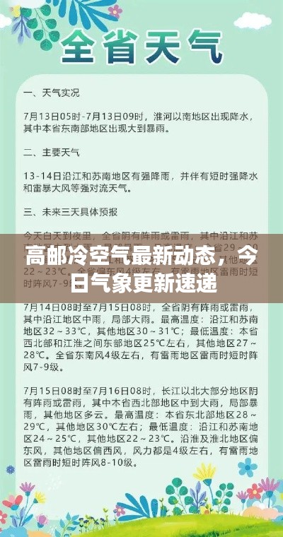 高邮冷空气最新动态，今日气象更新速递