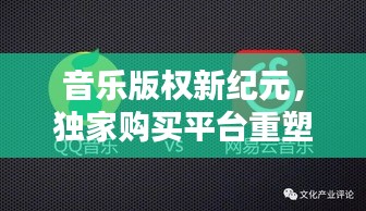 音乐版权新纪元，独家购买平台重塑音乐产业格局