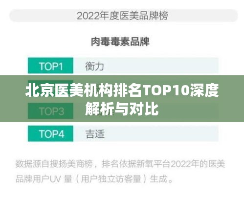 北京医美机构排名TOP10深度解析与对比
