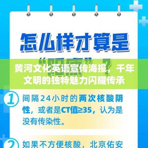 黄河文化英语宣传海报，千年文明的独特魅力闪耀传承