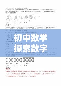 初中数学探索数字奥秘，揭秘规律专题解析