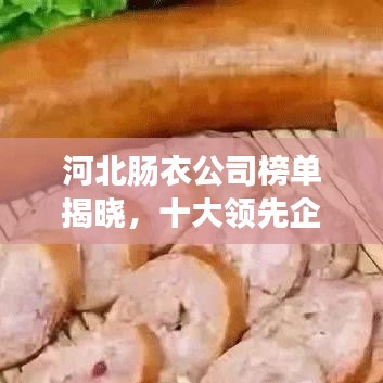 河北肠衣公司榜单揭晓，十大领先企业排名出炉！