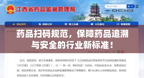 药品扫码规范，保障药品追溯与安全的行业新标准！